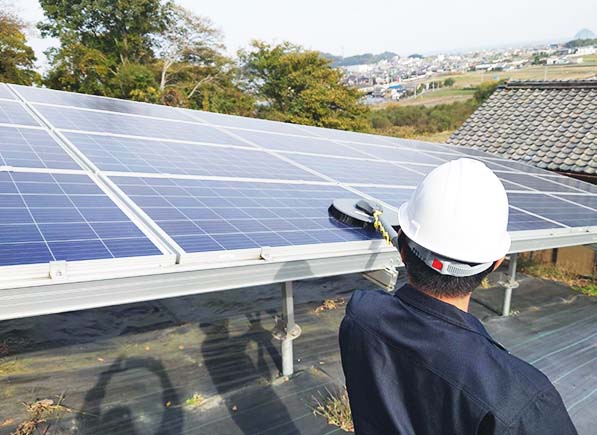 愛媛県|太陽光パネル清掃メンテナンス|株式会社アイエネ